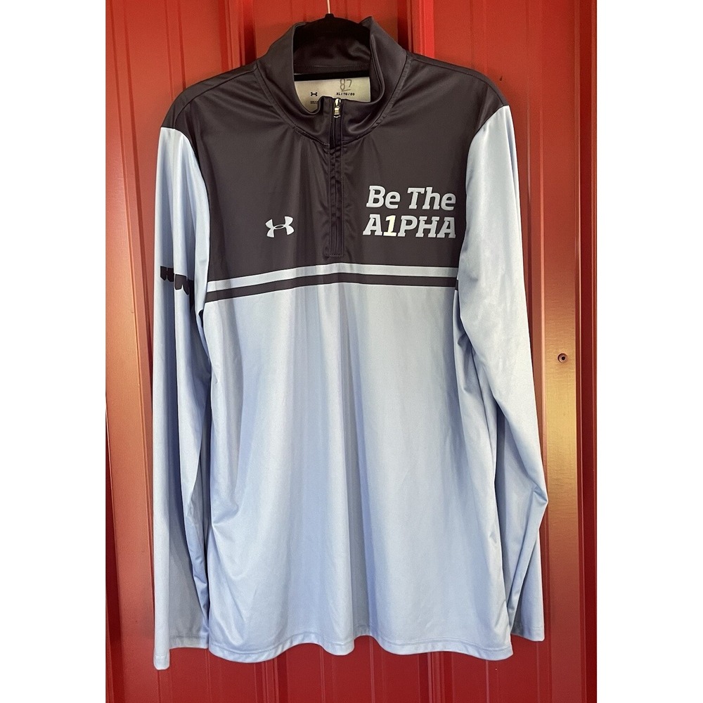 Under Armour UA Shirt Graphic Be The Alpha The Hunt 1/4 Zip Performance XL